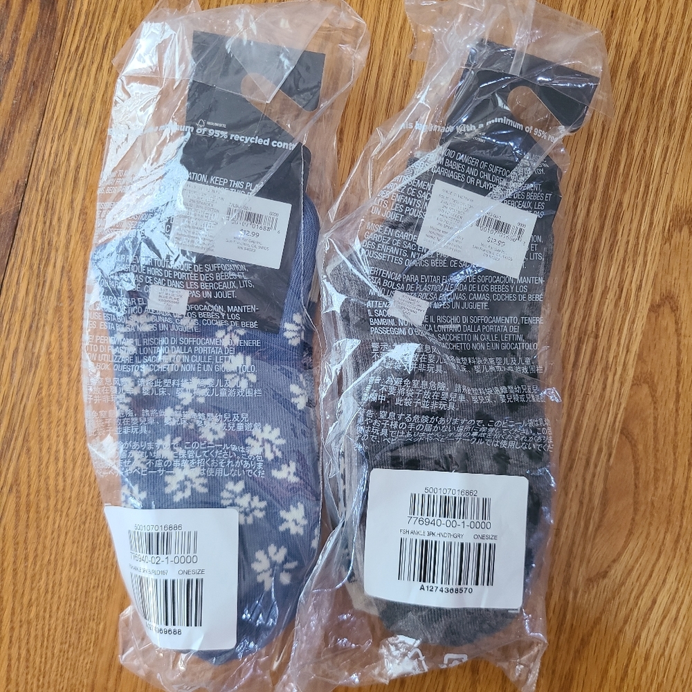 👀50% OFF👀🧦NWT‼️ GAP brand Coordinating Ankle Socks, 2 sets (6 pairs total) - Picture 7 of 7